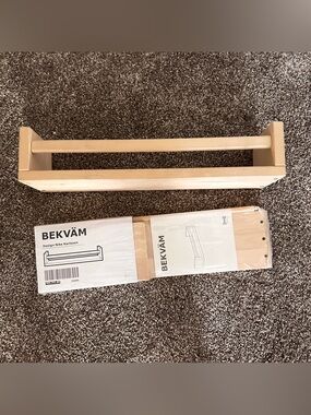 Lot of 2 ikea bekvam shelves spice racks